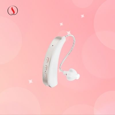 Aide auditive numérique invisible derrière l'oreille avec suppression du bruit et de l'effet Larsen
