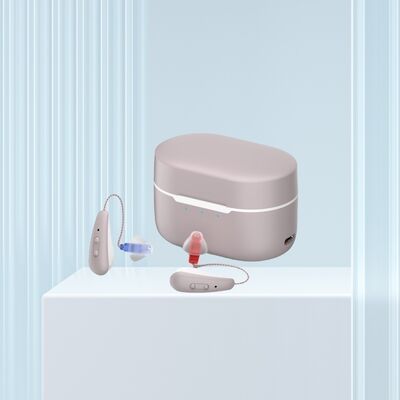 Prothèses auditives OTC à Induction tactile, 4 programmes, batterie Lithium-ion polymère Rechargeable, amplificateur auditif numérique