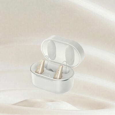 16 canaux aides auditives OTC avec 4 programmes et ultra légères seulement 2,6g pour une expérience auditive améliorée