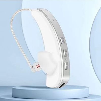 Aide auditive sans fil rechargeable avec annulation automatique du bruit