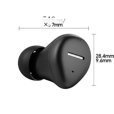 Écouteur Bluetooth intra-auriculaire de 28,4 mm × 9,9 mm × 7,6 mm avec certifications RSL SCCP et audio dans l'industrie musicale
