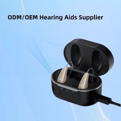 Aides auditives numériques légères Seulement 2,6 g Beige ou personnalisé Certifié FDA